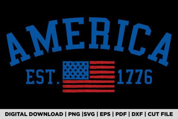American Flag USA United States of Ameri: A Patriotic Design Asset