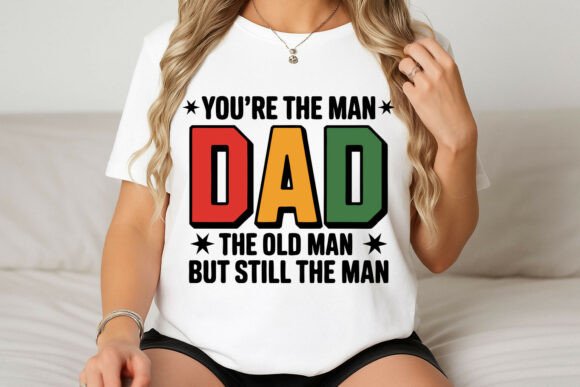 Celebrate Dad with You're the Man Father's Day Gift Design