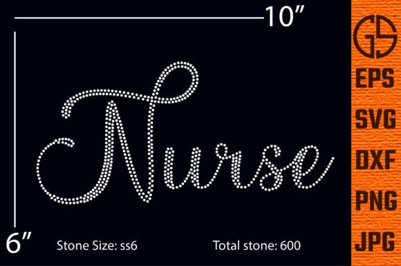 Celebrate Healthcare Heroes: The Nurse Rhinestone Template Design