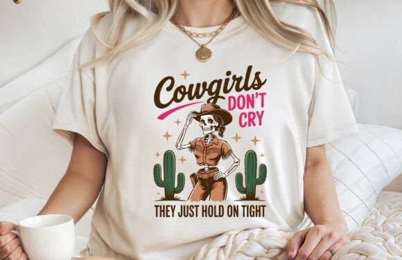 Funny Cowgirls Don't Cry: A Design Asset with Attitude