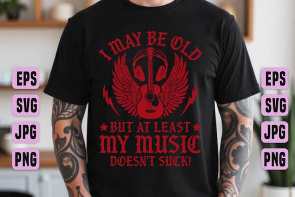 My Music Doesn’t Suck Vintage PNG: A Rock and Roll Design Collection