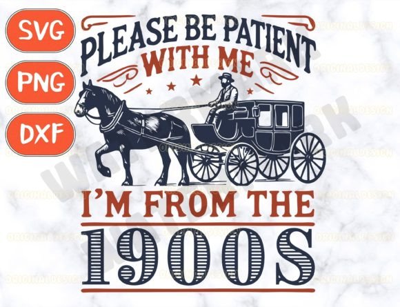 Please Be Patient with Me SVG: A Retro Western Laugh