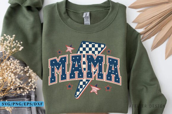 Retro Mama Svg & Fourth of July Png: Unlock Creative Versatility