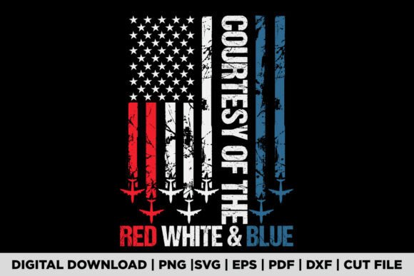 Understanding the Courtesy of the Red White and Blue Vinta Typeface