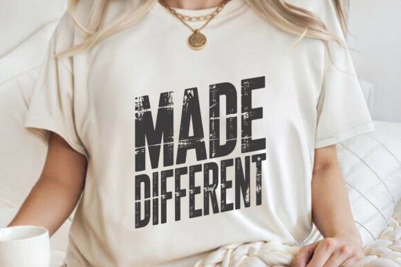 Unleash Your Edge: The Made Different Bold Attitude T-shirt SVG