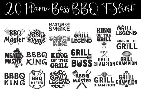 Unleash Your Inner Grill Master: The Flame Boss BBQ T-Shirt SVG Bundle