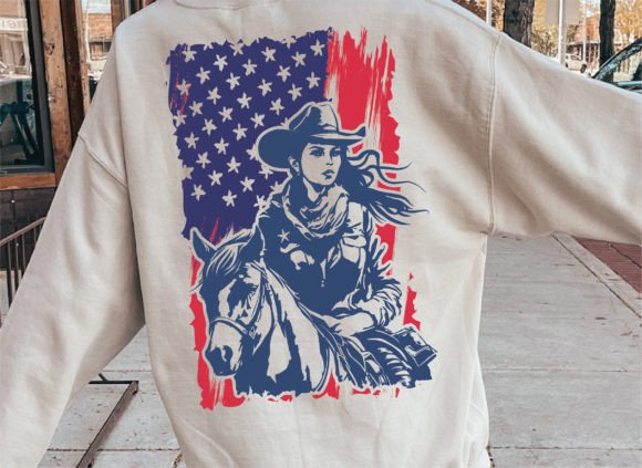 Western 4th of July Flag SVG: USA Retro Design Guide